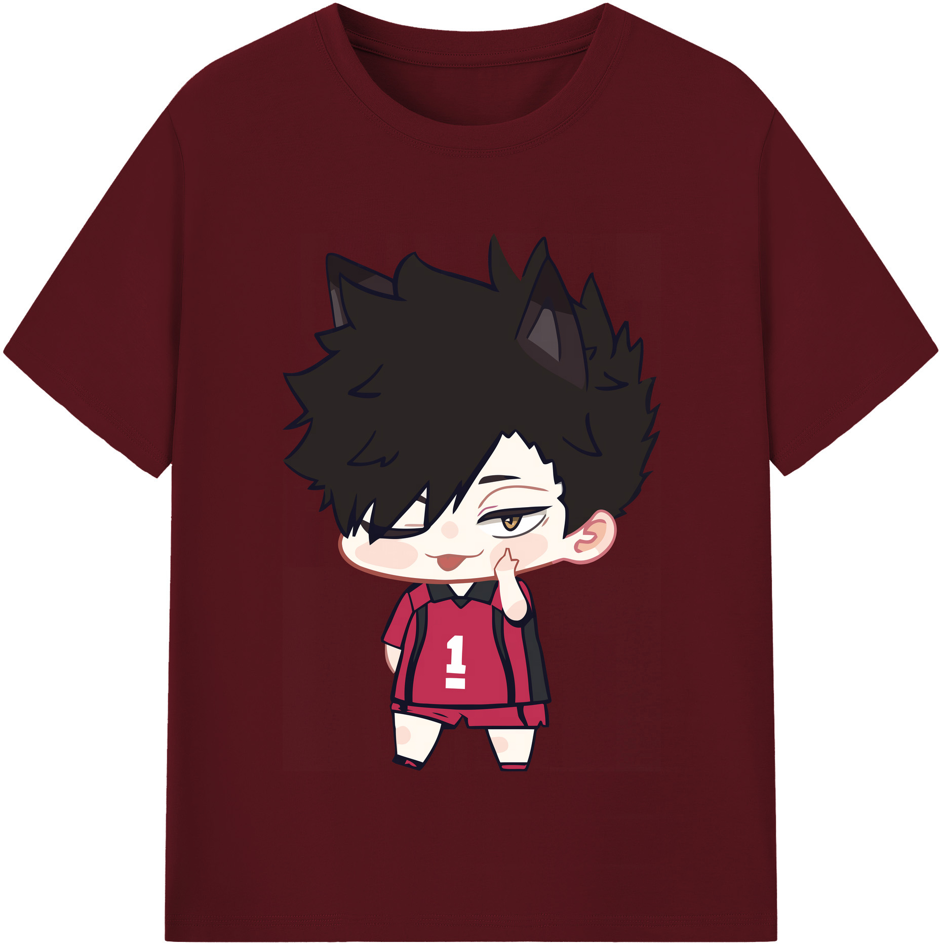 （画像用） ハイキュー!! Haikyu!! 綿100％半袖Tシャツ（フロントプリント）